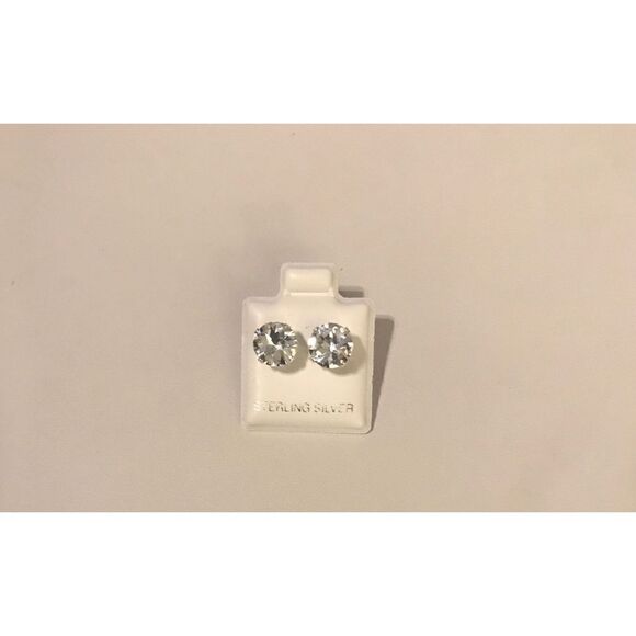 4Ct Round Briolette Sim Diamond Earrings - Picture 1 of 3